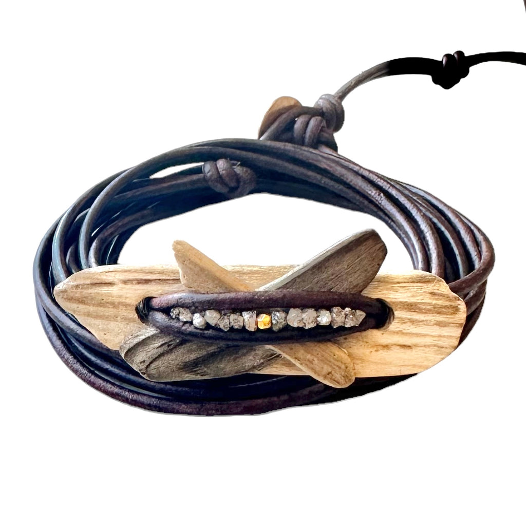 Driftwood + Diamond Bracelet